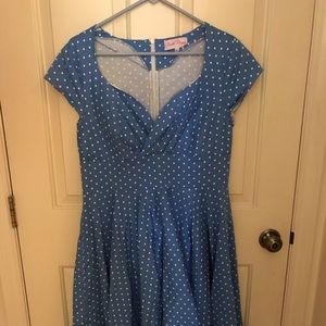 Cap sleeve A-Line Dress